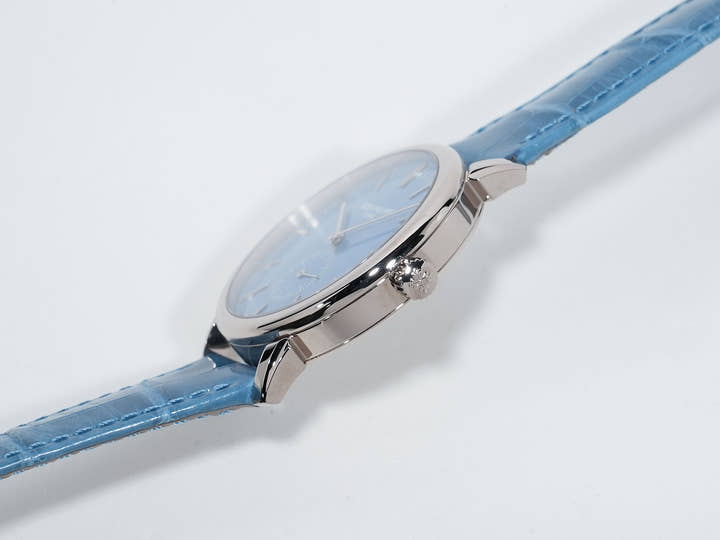 パテックフィリップ カラトラバ グランド エキシビジョン 東京2023 Ref.6127G-010/7127G-010 ホワイトゴールド ラックライトブルー(スカイブルー) ライラックトーン(パープル)文字盤 美品 7wmc4w93