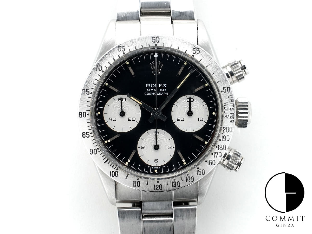 ロレックス デイトナ Ref.6265 ステンレススチール ブラック文字盤 中古 kni243b2