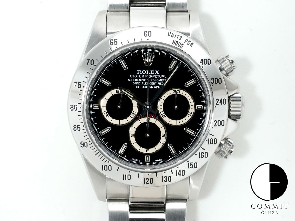 ロレックス デイトナ エルプリメロ Ref.16520 ステンレススチール ブラック文字盤 中古 d8iy7rgb