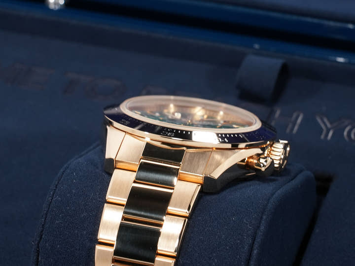 Zenith Chronomaster Sport Yoshida Special Ref. 30.3100.3600/56.M3100 Yellow Gold Green Dial Excellent Condition jna6ytvm