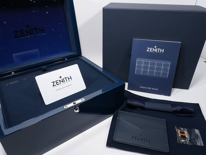 Zenith Chronomaster Sport Yoshida Special Ref. 30.3100.3600/56.M3100 Yellow Gold Green Dial Excellent Condition jna6ytvm