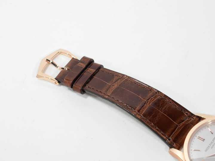 パテックフィリップ カラトラバ Ref.5196R-001 ローズゴールド シルバー文字盤 中古 s4gb8xg2