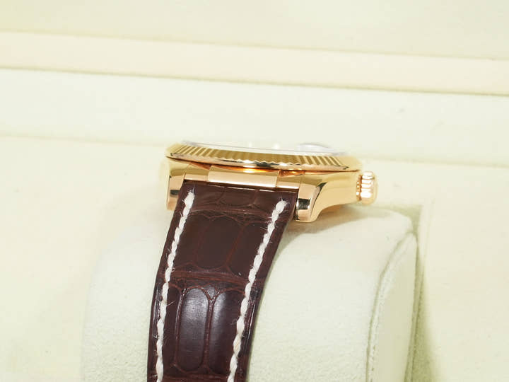 ロレックス デイトジャスト Ref.116138 イエローゴールド ホワイトシェル文字盤 中古 b2r8kuqy