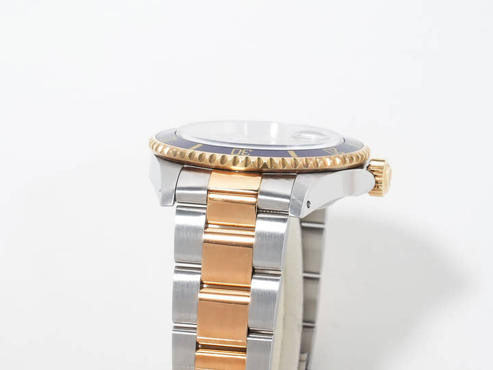 Pre-owned Rolex Submariner Date Ref. 16613 Stainless Steel/Yellow Gold Blue Dial eouhrbao