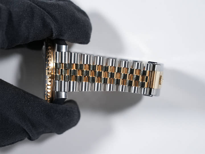 Rolex GMT-Master II Ref. 126713GRNR Stainless Steel/Yellow Gold Black Dial Jubilee Bracelet Excellent Condition 8csiffn3