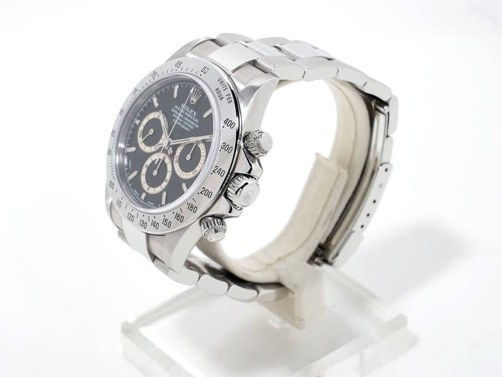 Rolex Daytona El Primero Ref. 16520 Stainless Steel Black Dial Excellent Condition hcp9e9qo