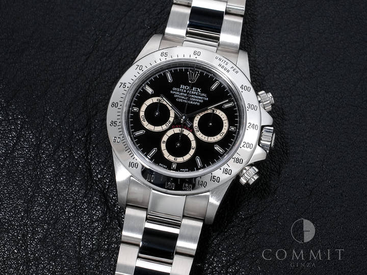 Rolex Daytona El Primero Ref. 16520 Stainless Steel Black Dial Excellent Condition hcp9e9qo