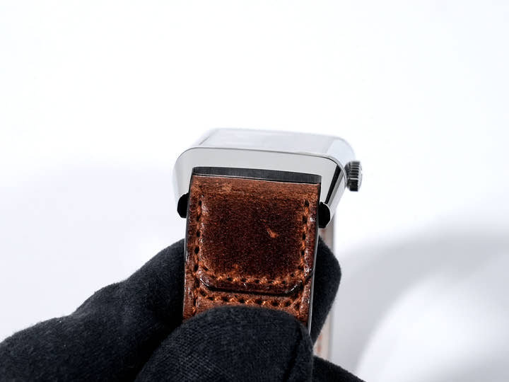 Jaeger-LeCoultre Reverso Classic Duo Small Seconds Ref. Q2458422 Stainless Steel Silver and Black Dial Excellent Condition 8w2uagfb