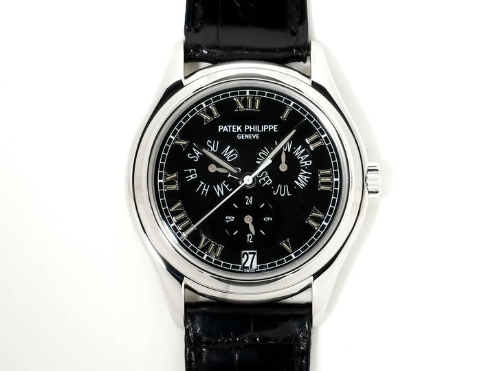 パテックフィリップ アニュアルカレンダー Ref.5035P-001 プラチナ ブラック文字盤 美品 9v9hkcw5