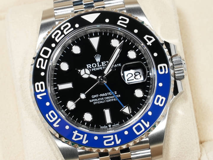 Rolex GMT-Master II Ref. 126710BLNR Stainless Steel with Black Dial and Jubilee Bracelet, Excellent Condition (q9hn5u59)