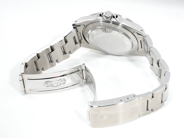 Pre-owned Rolex Explorer II Ref. 16570 Stainless Steel White Dial Oyster Bracelet mg52t55y