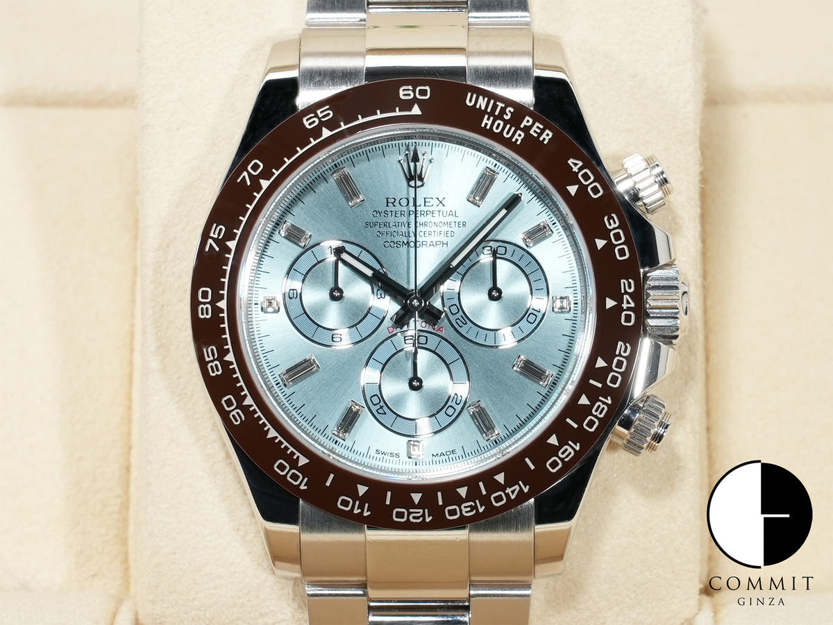 ロレックス デイトナ Ref.116506A プラチナ アイスブルー文字盤 中古 ie6ute26