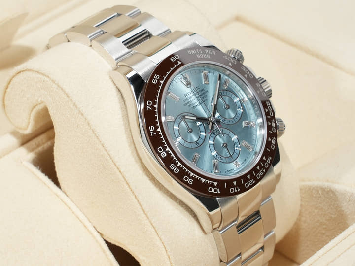 ロレックス デイトナ Ref.116506A プラチナ アイスブルー文字盤 中古 ie6ute26
