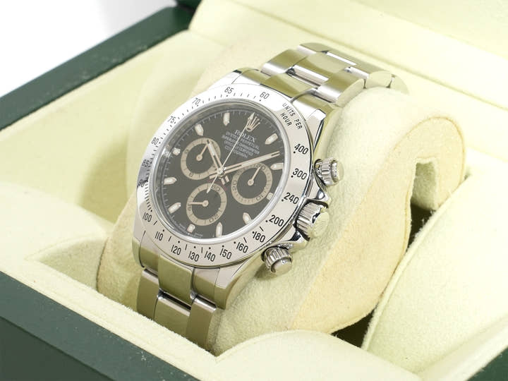 ロレックス デイトナ Ref.116520 ステンレススチール ブラック文字盤 中古 f6kw4qsd