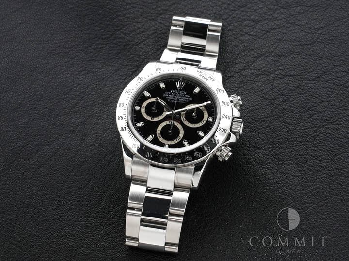 ロレックス デイトナ Ref.116520 ステンレススチール ブラック文字盤 中古 f6kw4qsd