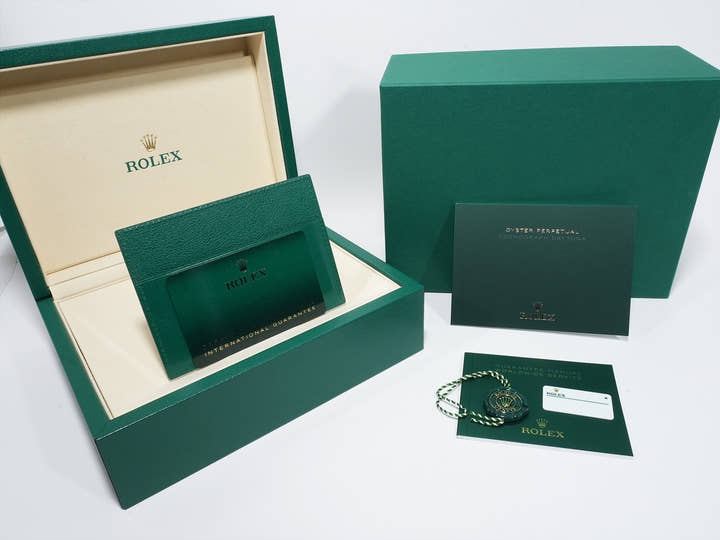 Rolex Daytona Ref. 126518LN Yellow Gold Turquoise Blue Dial Unused gihktodo