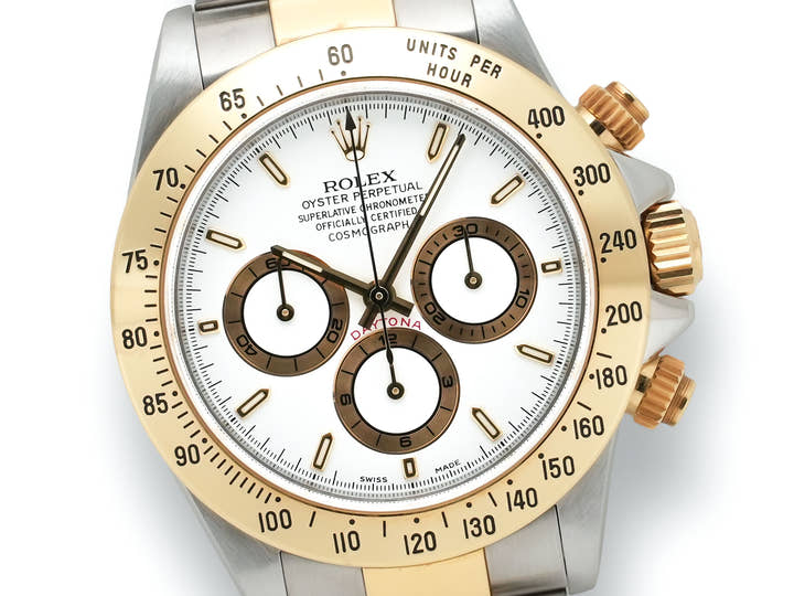 ロレックス デイトナ エルプリメロ Ref.16523 ステンレススチール/イエローゴールド ホワイト文字盤 美中古 uaqxvkov
