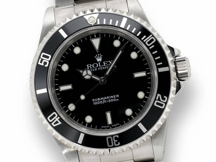 ロレックス サブマリーナー ノンデイト Ref.14060M ステンレススチール ブラック文字盤 美中古 sjao7m6b