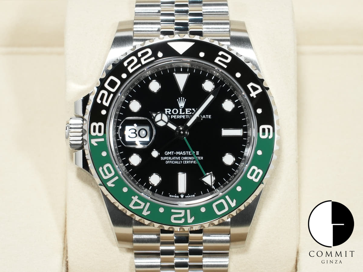 Rolex GMT-Master II Ref. 126720VTNR Stainless Steel Black Dial Jubilee Bracelet Unused 67ttws24