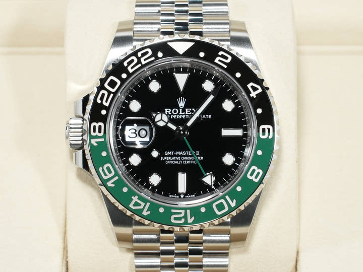 Rolex GMT-Master II Ref. 126720VTNR Stainless Steel Black Dial Jubilee Bracelet Unused 67ttws24