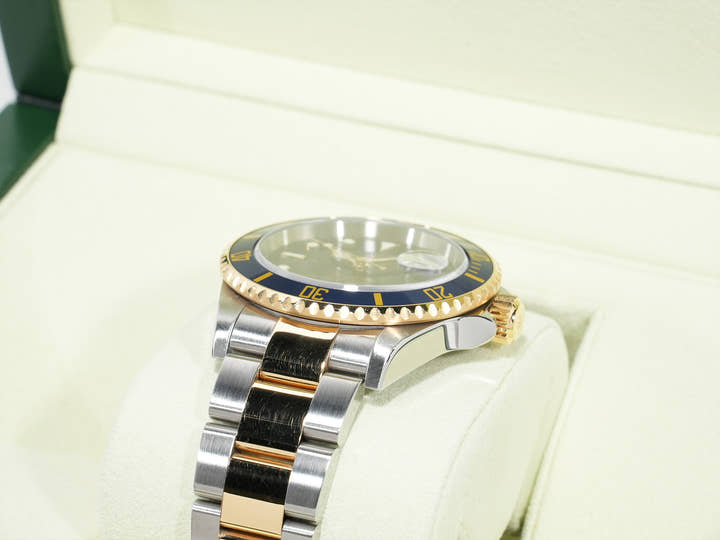 ロレックス サブマリーナー デイト Ref.16613 ステンレススチール/イエローゴールド ブルー文字盤 中古 78m945u9
