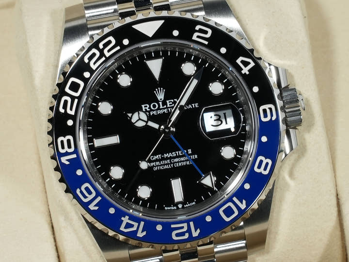 Rolex GMT-Master II Ref. 126710BLNR Stainless Steel with Black Dial and Jubilee Bracelet, Unused (vkb7hyj7)