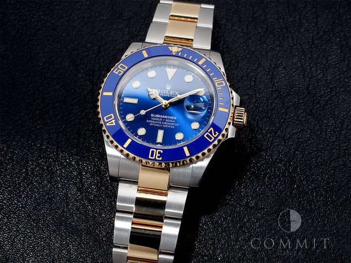 ロレックス サブマリーナー デイト Ref.126613LB ステンレススチール/イエローゴールド ブルー文字盤 中古 asefi77r