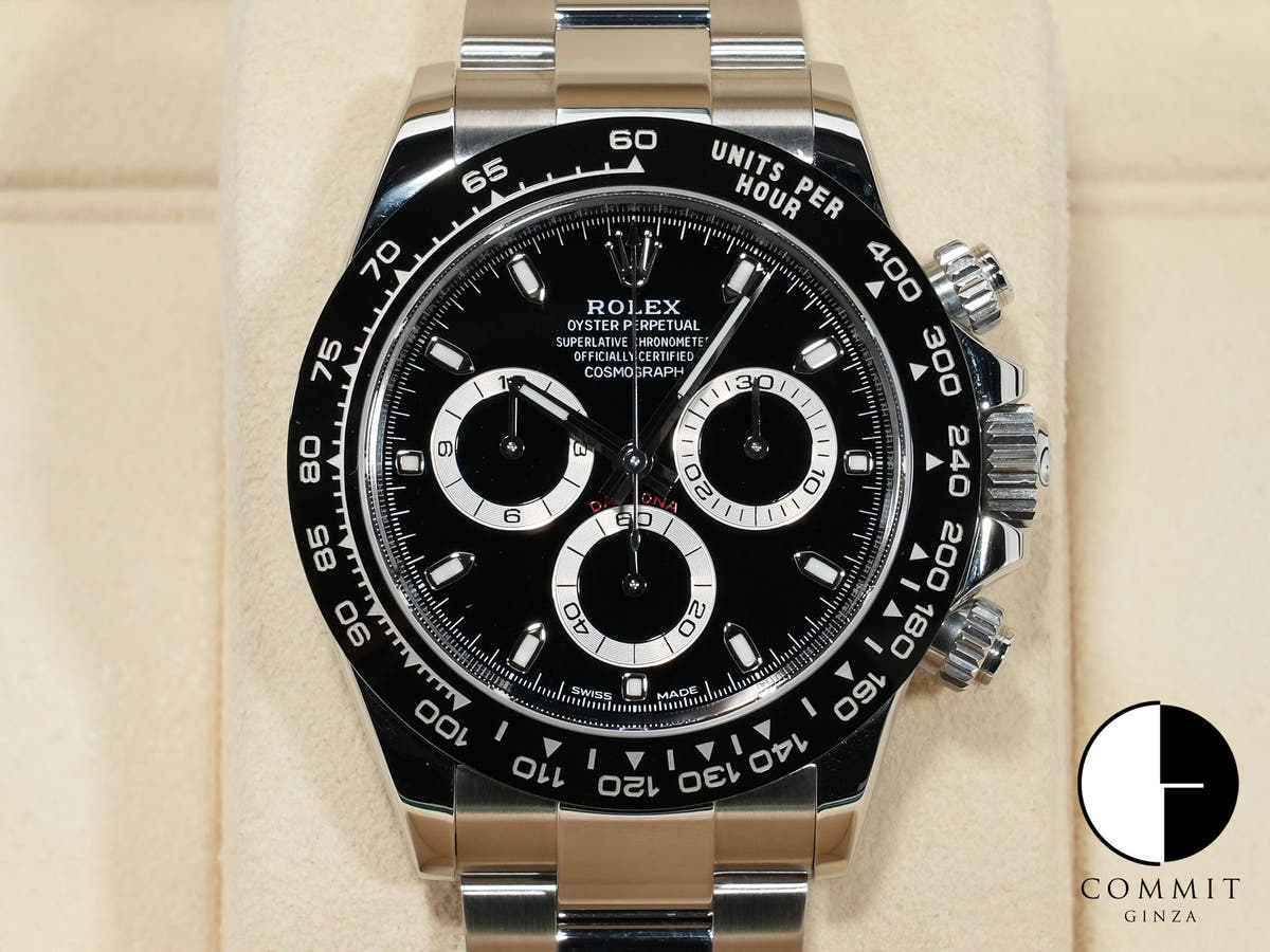 Pre-owned Rolex Daytona Ref. 116500LN Stainless Steel Black Dial rdzp3wsq