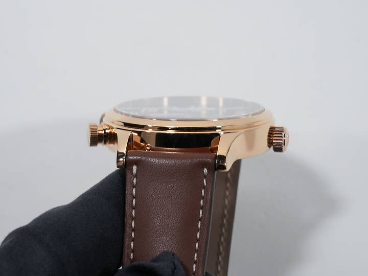 Patek Philippe Calatrava Pilot Travel Time TIFFANY & CO. Ref. 5524R-001 Rose Gold Brown Sunset Dial Pre-owned pkijrx5a