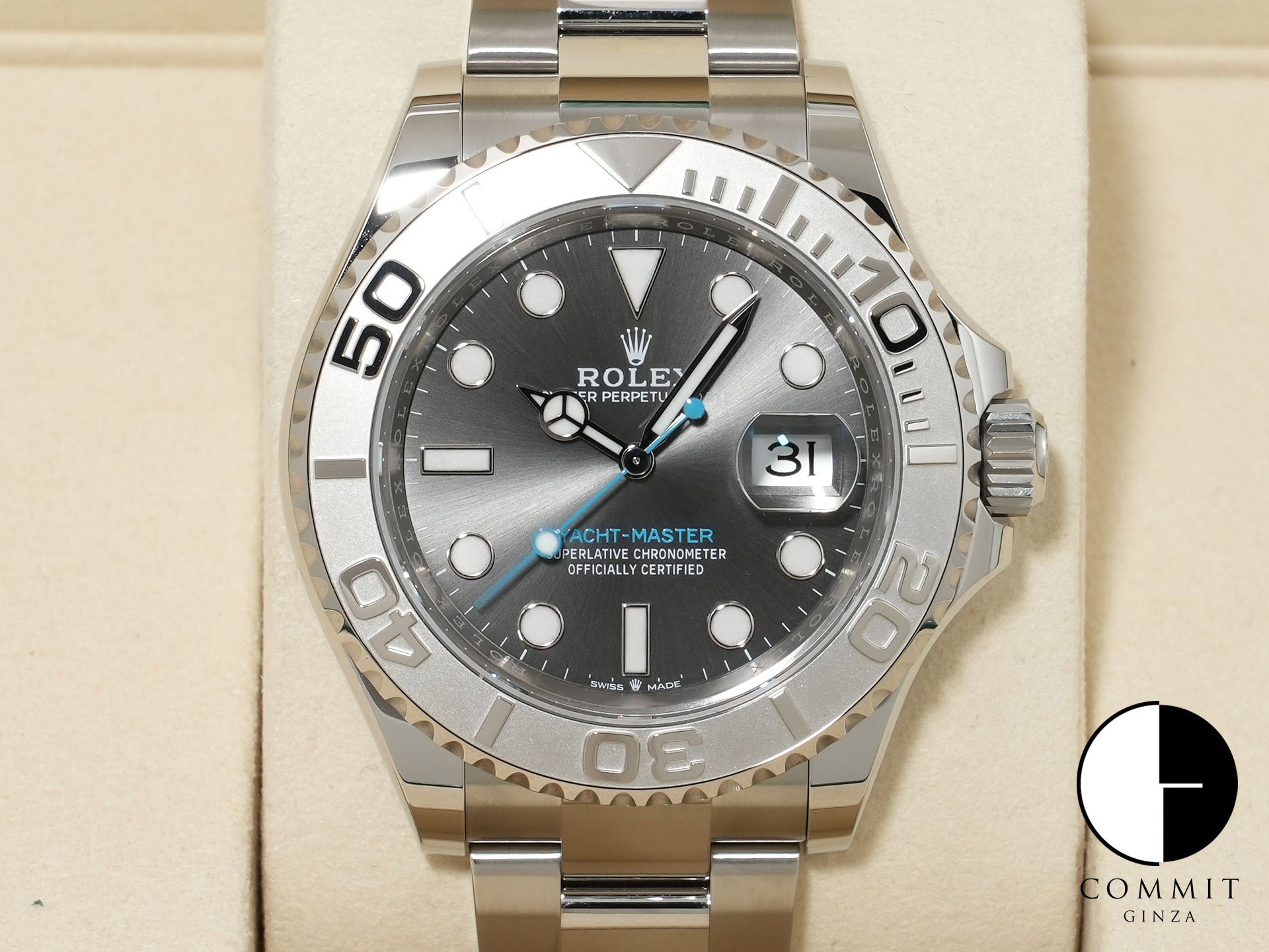ロレックス ヨットマスター40 Ref.126622 ステンレススチール/プラチナ スレート文字盤 未使用 yehpuk35