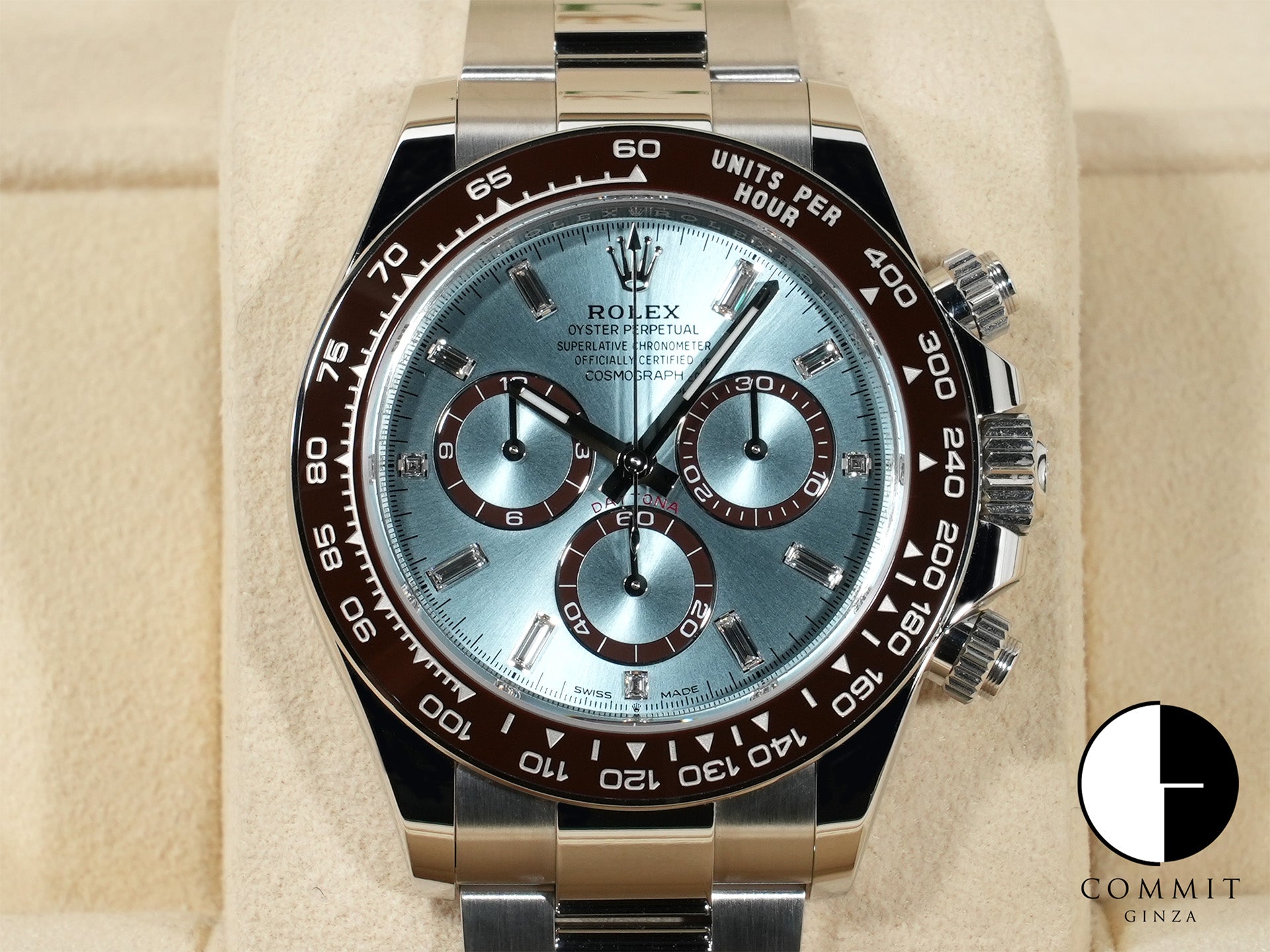 ロレックス デイトナ Ref.126506A プラチナ アイスブルーx11Pダイヤ文字盤 未使用 62syfstp