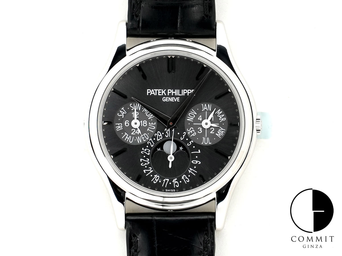 Patek Philippe Perpetual Calendar Ref. 5140P-017 Platinum Gray Dial Pre-owned evdndzc5
