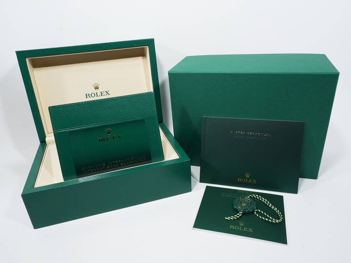 ロレックス ランドドゥエラー Ref.127234 ステンレススチール/ホワイトゴールド ホワイト文字盤 ジュビリーブレスレット 未使用 bbk5ev3r