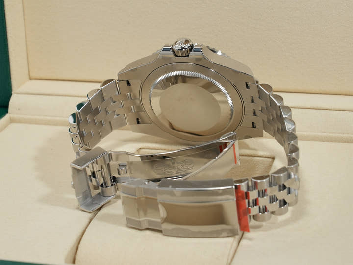 Rolex GMT-Master II Ref. 126710GRNR Stainless Steel Black Dial Jubilee Bracelet Unused sfk9u54v