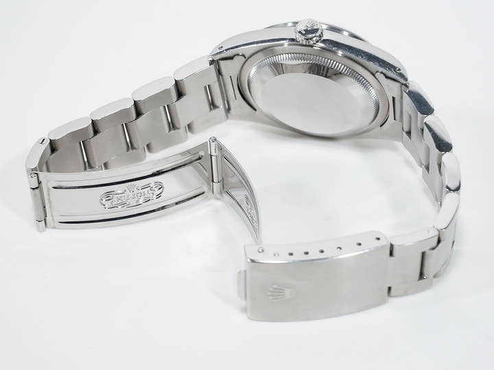 Pre-owned Rolex Explorer I Ref. 14270 Stainless Steel Black Dial Oyster Bracelet jec4qqow