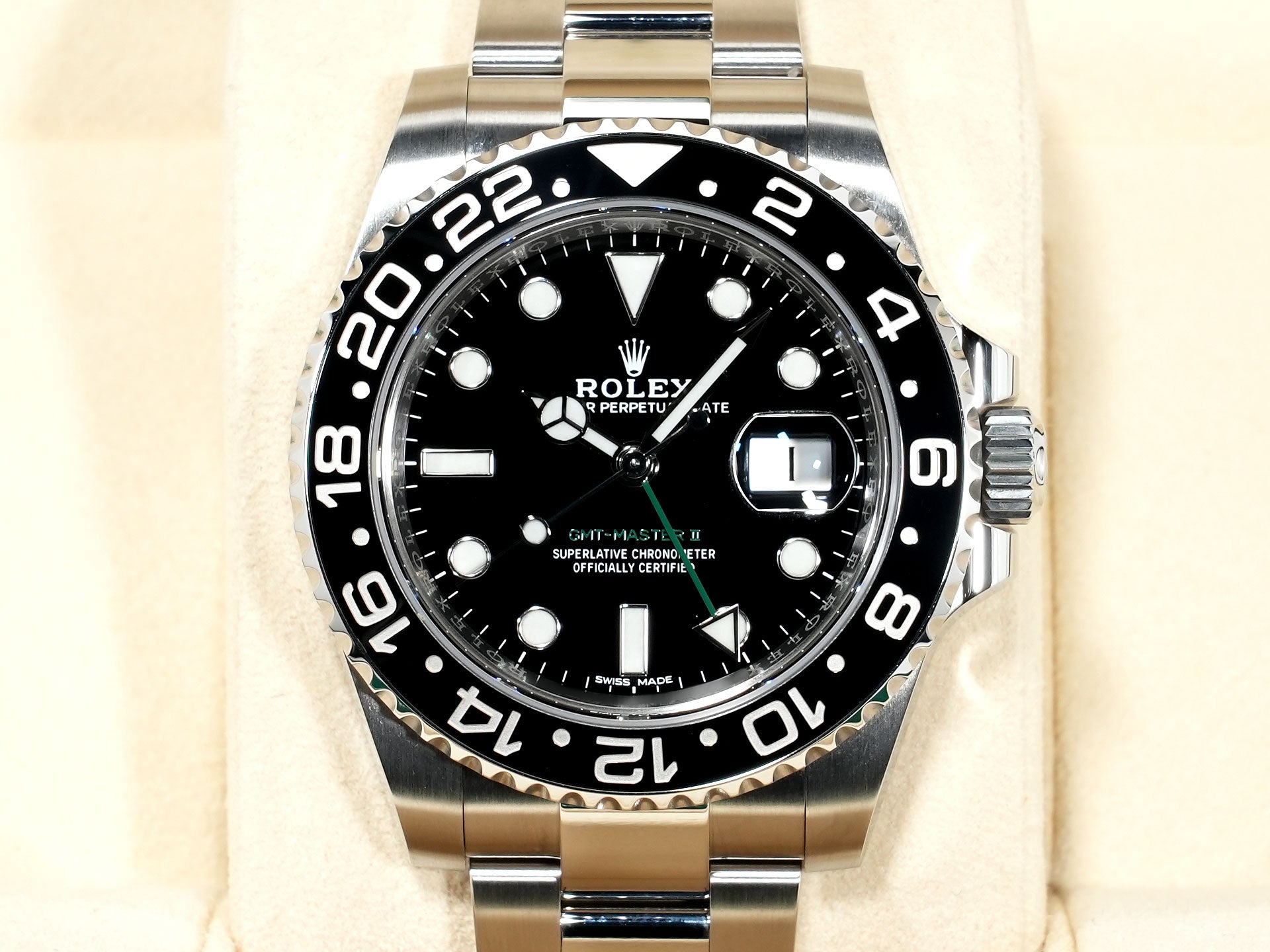 ロレックス GMTマスターII Ref.116710LN ステンレススチール ブラック文字盤 オイスターブレスレット 美品 9dzt7yss