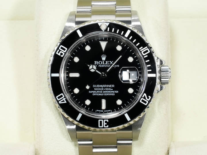 ロレックス サブマリーナー デイト Ref.16610 ステンレススチール ブラック文字盤 美中古 w9wq9mx9