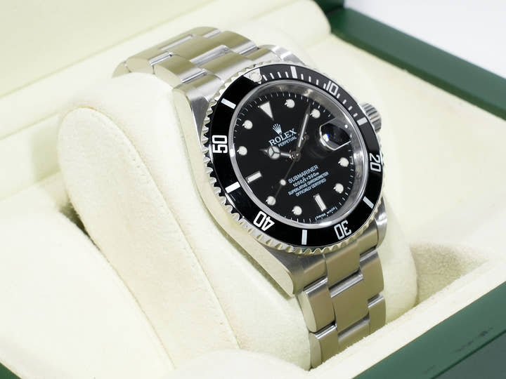 ロレックス サブマリーナー デイト Ref.16610 ステンレススチール ブラック文字盤 美中古 w9wq9mx9