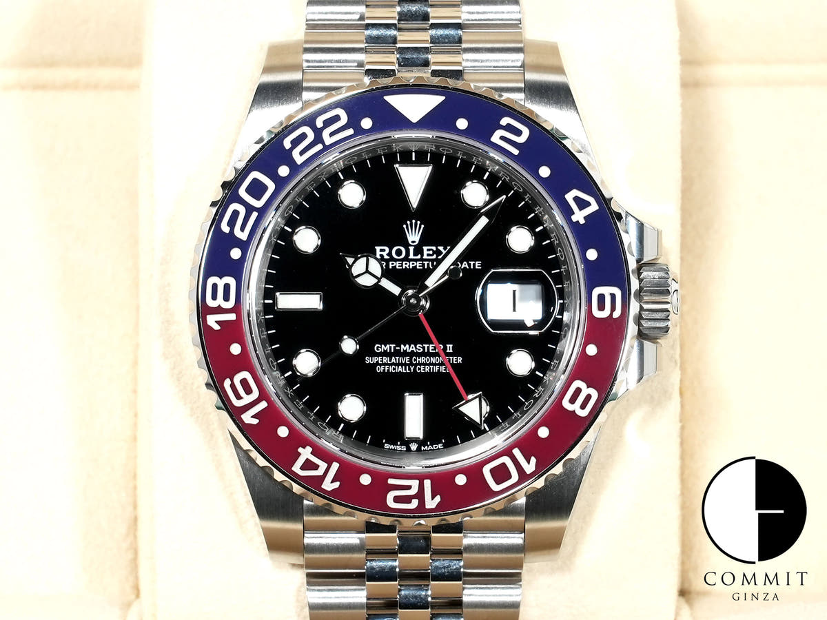 Rolex GMT-Master II Ref. 126710BLRO Stainless Steel with Black Dial and Jubilee Bracelet, Excellent Condition (9u67jche)