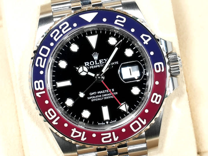 Rolex GMT-Master II Ref. 126710BLRO Stainless Steel with Black Dial and Jubilee Bracelet, Excellent Condition (9u67jche)