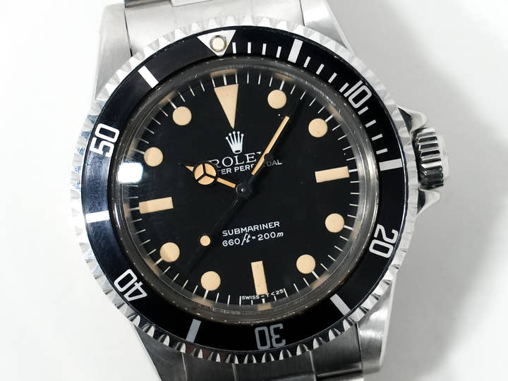 ロレックス サブマリーナー Ref.5513 ステンレススチール ブラック文字盤 中古 5sri7thf