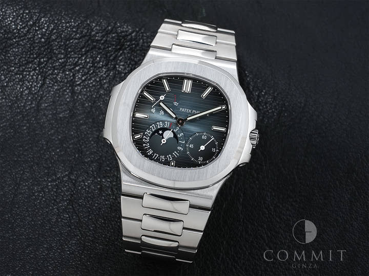 パテックフィリップ ノーチラス プチコンプリケーション Ref.5712/1A-001 ステンレススチール ブルー文字盤 美品 8bex5ua2