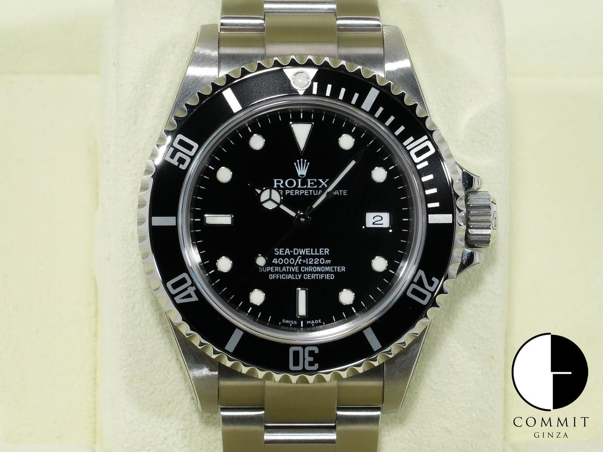 ロレックス シードゥエラー Ref.16600 ステンレススチール ブラック文字盤 極美品 afrsbym5