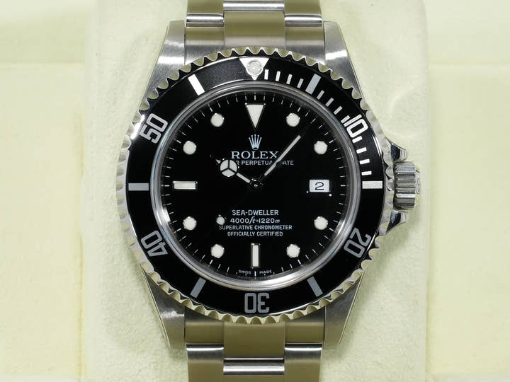 ロレックス シードゥエラー Ref.16600 ステンレススチール ブラック文字盤 極美品 afrsbym5