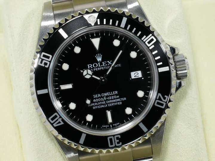 ロレックス シードゥエラー Ref.16600 ステンレススチール ブラック文字盤 極美品 afrsbym5