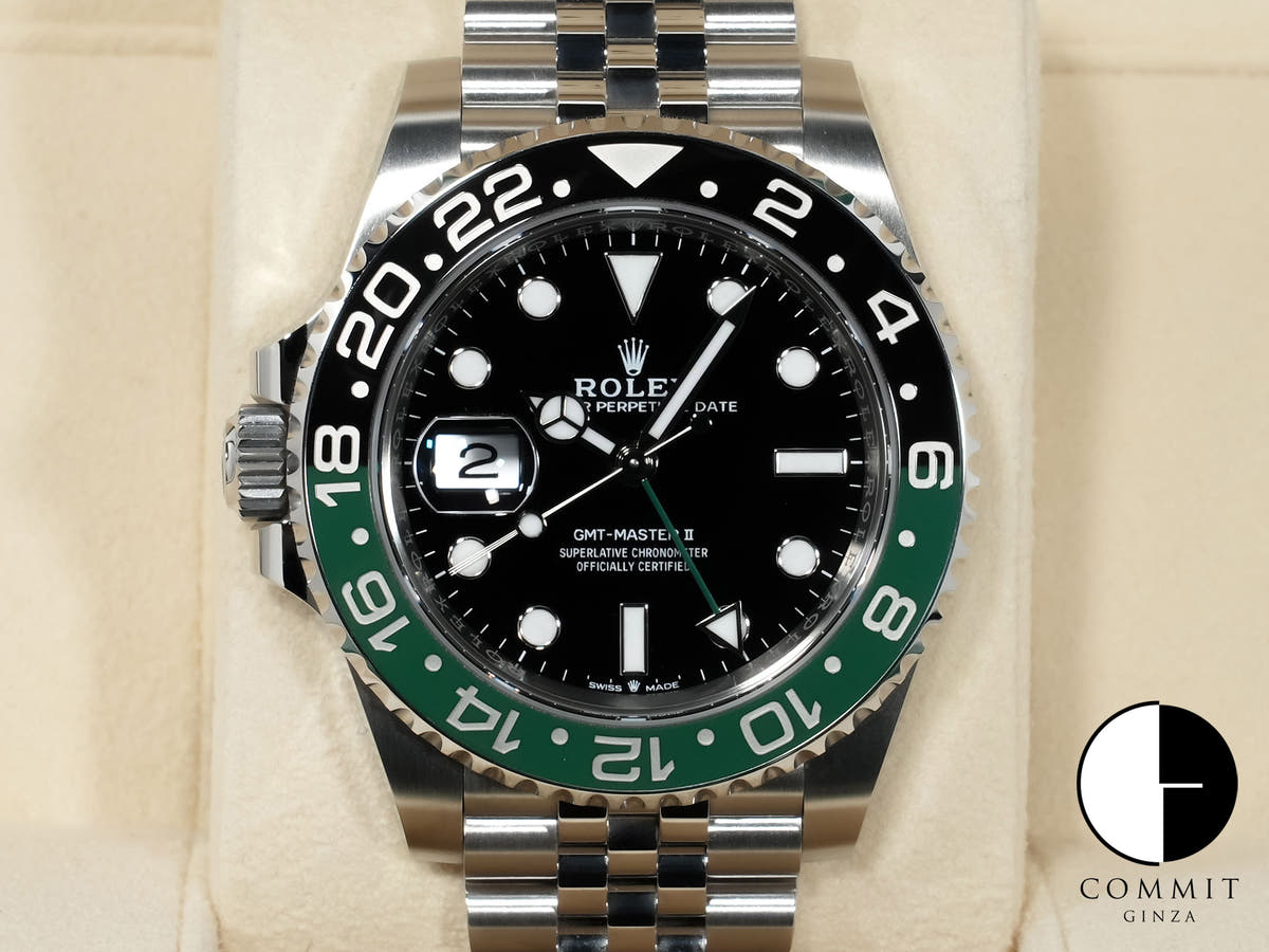 ロレックス GMTマスターII Ref.126720VTNR ステンレススチール ブラック文字盤 ジュビリーブレスレット 美中古 xd4h842s