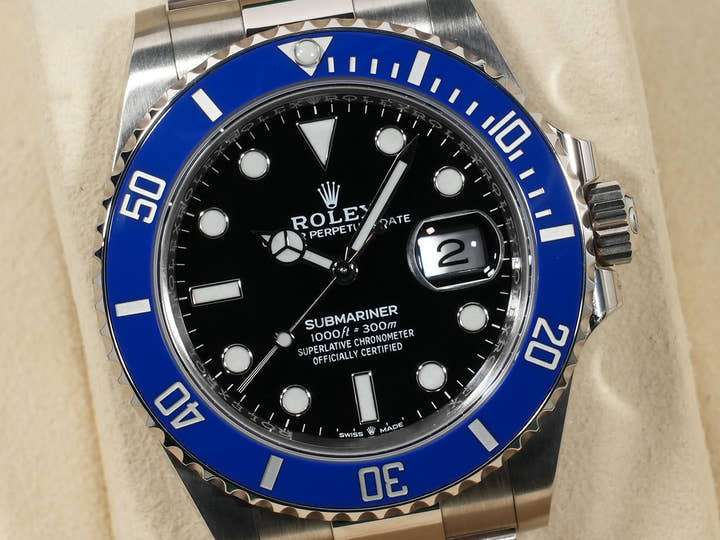 ロレックス サブマリーナー デイト Ref.126619LB ホワイトゴールド ブラック文字盤 美品 vhasy45b