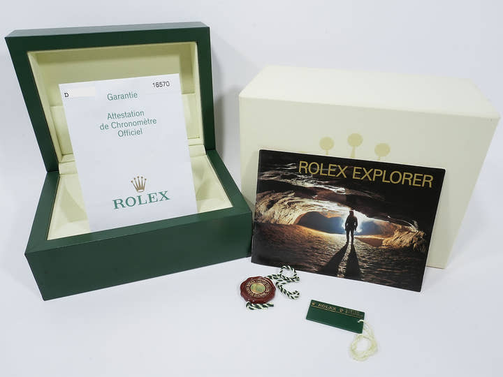 ロレックス エクスプローラーII Ref.16570 ステンレススチール ブラック文字盤 オイスターブレスレット 中古 yw63im3u