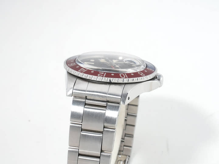 ロレックス GMTマスター Ref.1675 ステンレススチール ブラック文字盤 オイスターブレスレット 中古 q59taxh3