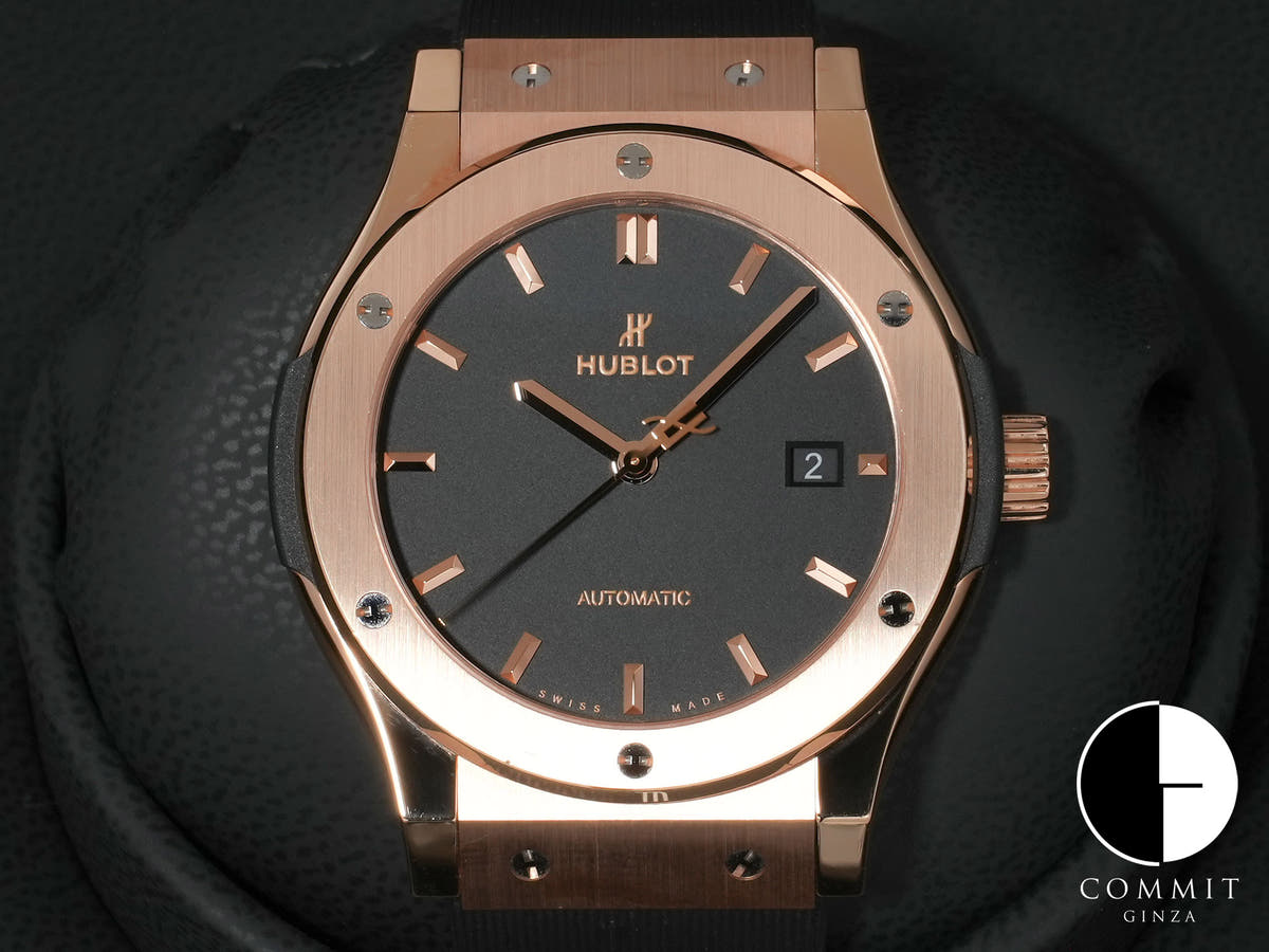 ウブロ クラシック・フュージョン キングゴールド Ref.542.OX.1181.RX キングゴールド ブラック文字盤 中古 s476o7mi